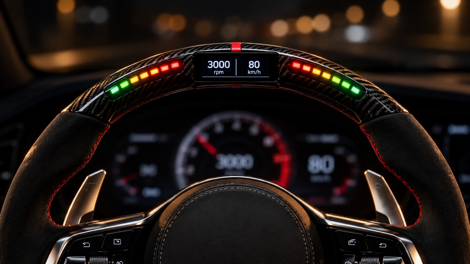 Volant avec ShiftLEDs